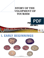 History of The Development of Tourism: Prepared By: Ma'am L