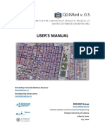 User'S Manual: Qgisred V. 0.5