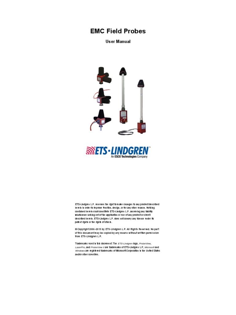 EMC Field Probes | PDF | Optical Fiber | Decibel
