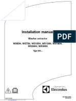 Electrolux Washer Installation Manual w5105h