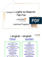 Export Logfile Into Mapinfo Tab-File
