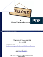 In Class of Business Economics: Amjad Naveed: Amjadn@btech - Au.dk