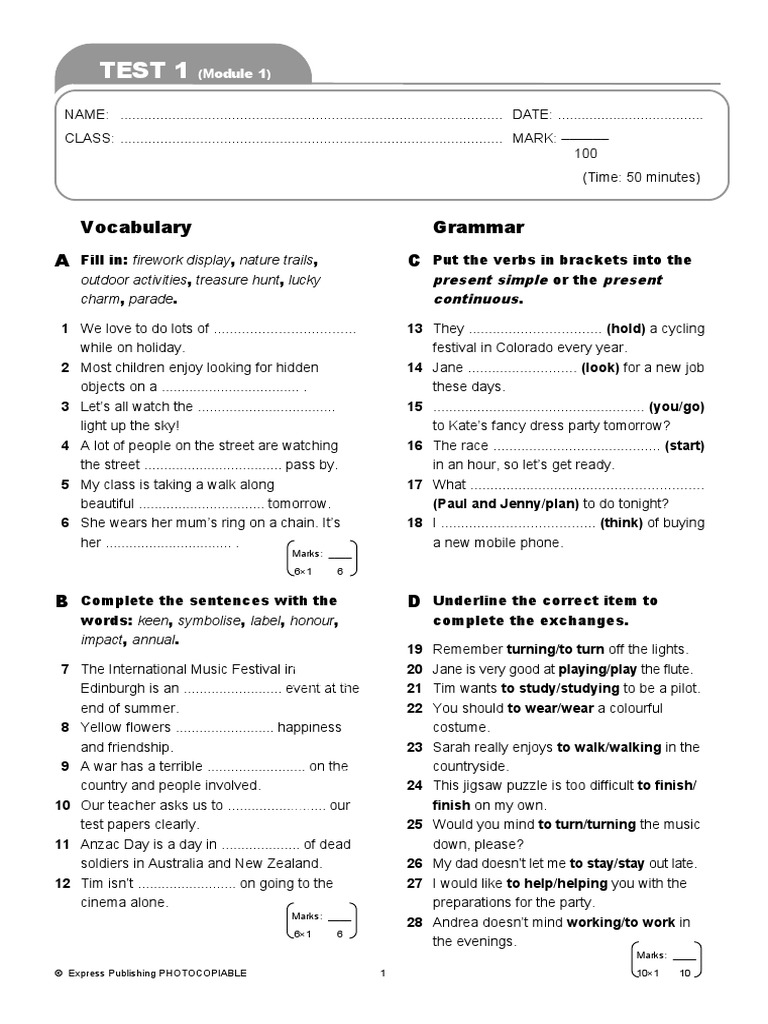 Spark 4 Test 1 PDF Halloween