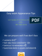 Easy Exam Appearance Tips1