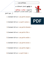 Les Suffixes