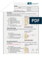 Design calculation sheet: ΔP C T T T