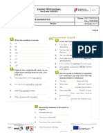 Ensino Profissional: Teste Diagnóstico