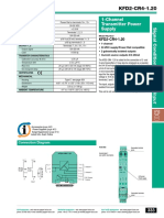 KFD2-CR4-1.20: 1-Channel Transmitter Power Supply