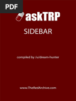 AskTRP Sidebar - A6 - Times New Roman | PDF | Woman | Dark Triad