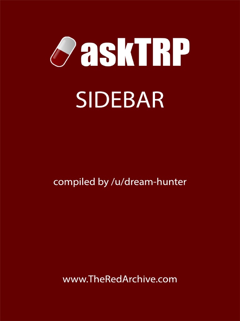 AskTRP Sidebar - A6 - Times New Roman, PDF, Woman