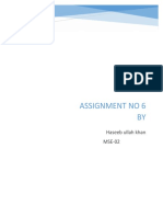 Assignment 6 by Haseeb Ullah Khan