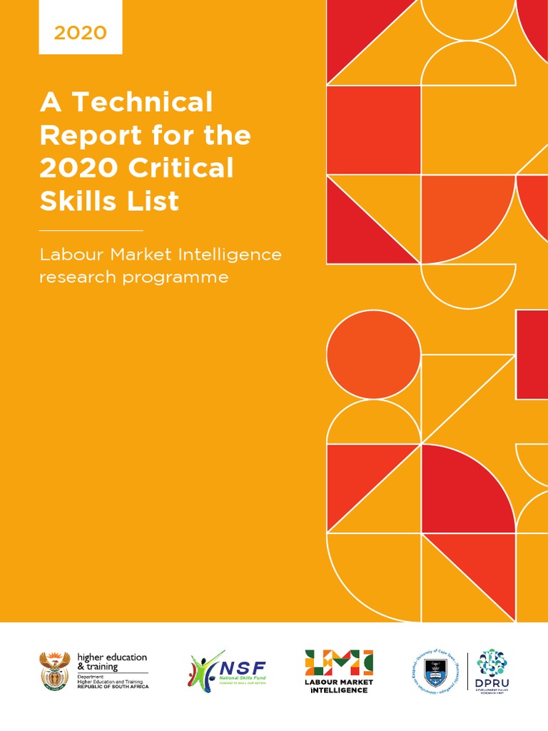 2020 Critical Skills List Report | PDF | Labour Economics | Employment