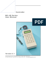 Micromini Controller Mc-4B Series User Manual: National Aperture, Inc. - 16 Northwestern Dr. - Salem, N.H. 03079-4810