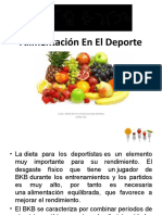 Alimentación En El Deporte