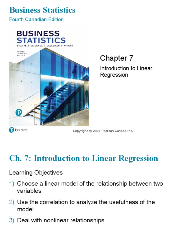 Business Statistics: Fourth Canadian Edition | PDF | Correlation And ...