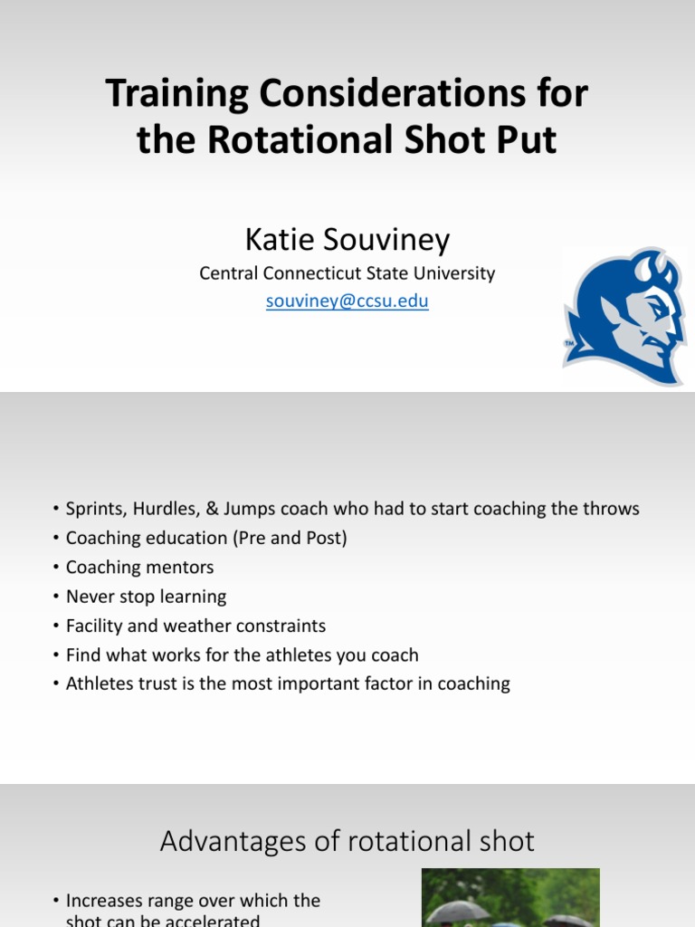 Shot Put Presentation PDF Track And Field Weight Training