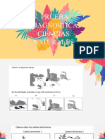 Prueba diagnóstica ciencias naturales