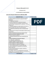 Lista de Chequeo Resolucion ICA Viveros