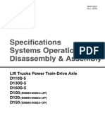 Specifications Systems Operation Disassembly & Assembly