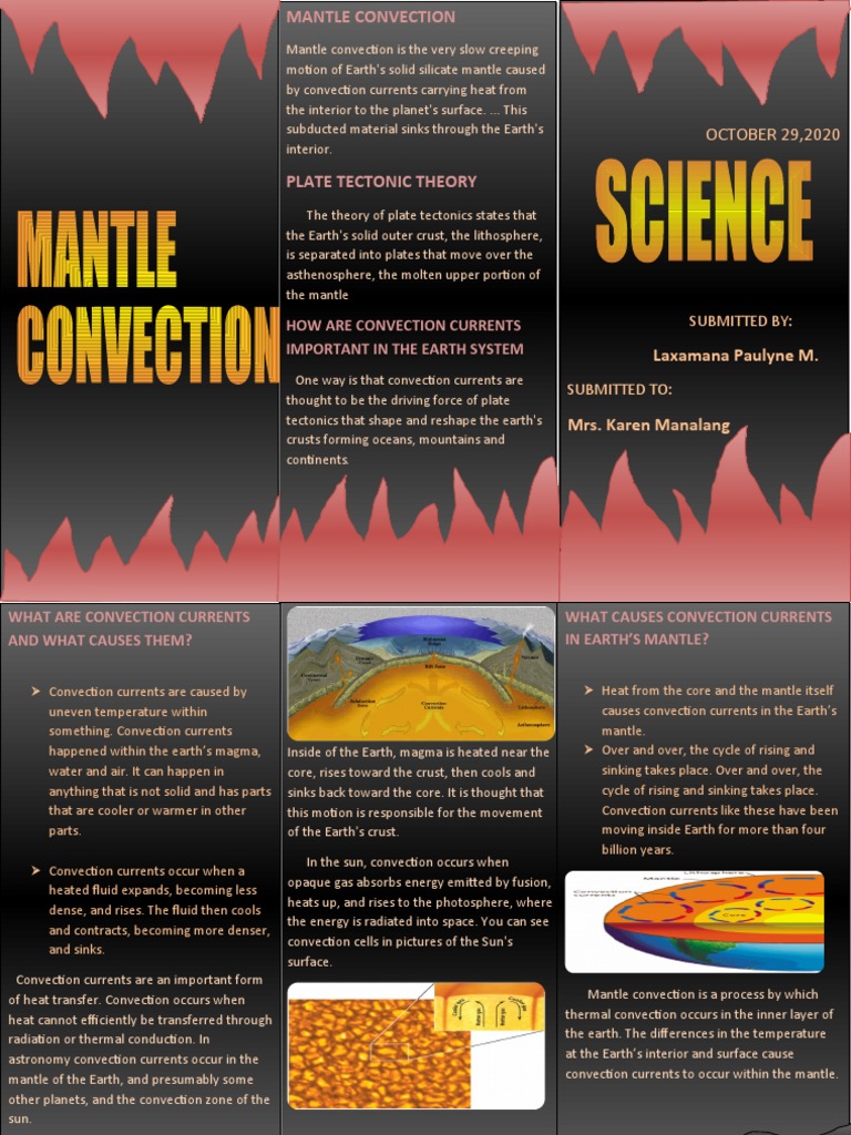Mantle Convection Pamphlet PDF Convection Plate Tectonics