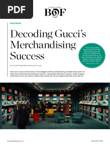 Case Study 1 Decoding Gucci's Merchandising Success