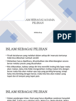 Islam Sebagai Agama Pilihan