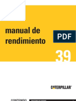 Manual de rendimiento Caterpillar _ Edicion 39 en español
