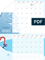 Calendar I o 2021 XXX