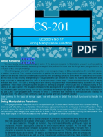 Lesson No 17 String Manipulation Functions