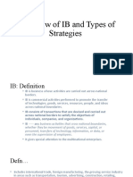 Chapter 3 Overview of IB and Types of Strategies