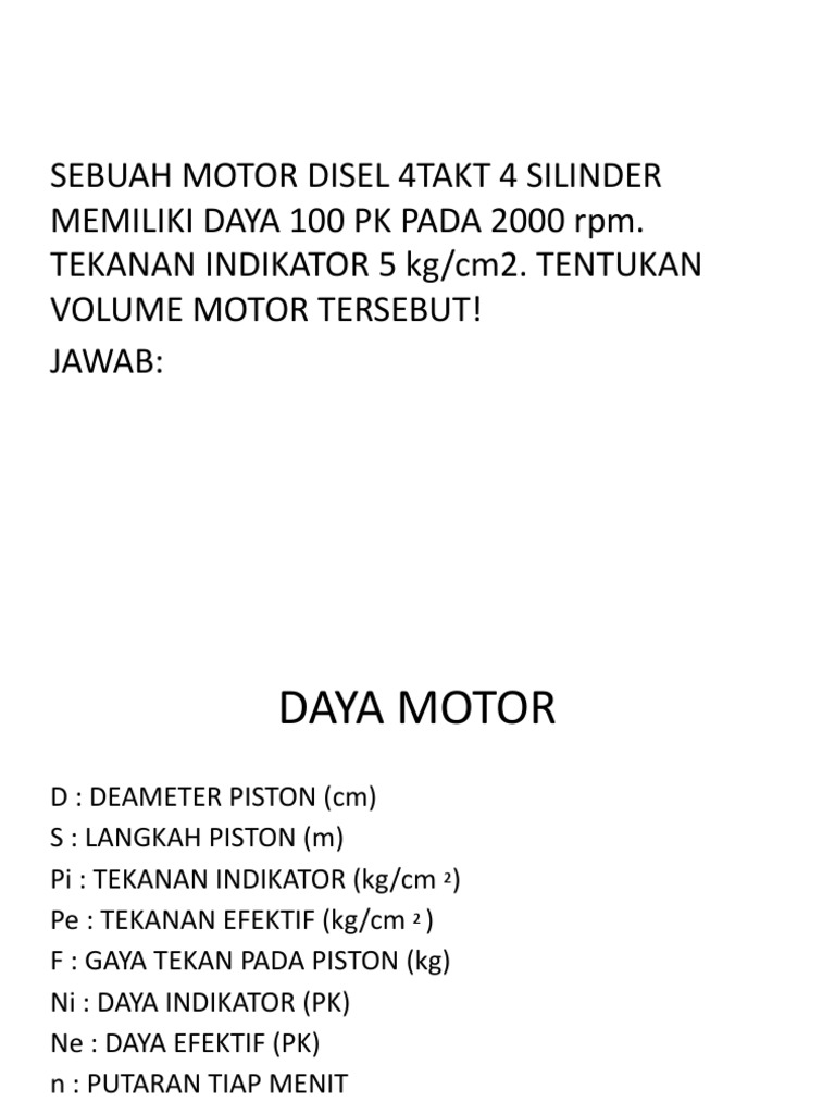 Daya Motor | PDF | Griya & Taman