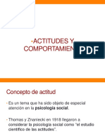 Actitudes y Comportamiento 2018-2019