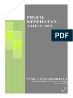 Judul Profil Puskesmas 2019