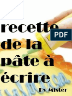 MISTER-Recette de La Pate a Ecrire