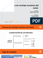 Proceso de Reciclaje Mecánico Del Metal - Exposicion Naila y Gloria