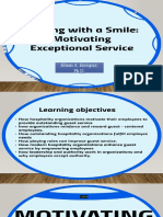 Chapter 7 Serving With Smile-Motivating Exceptional Service
