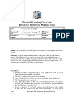 Standard Operating Procedures: C T R C