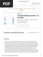 Trusted Medical Answers-In Seconds.: Sexually Transmitted Infections