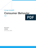 Final Consumer Behavior