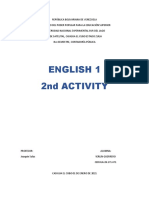 Ingles 1 Actividad 2