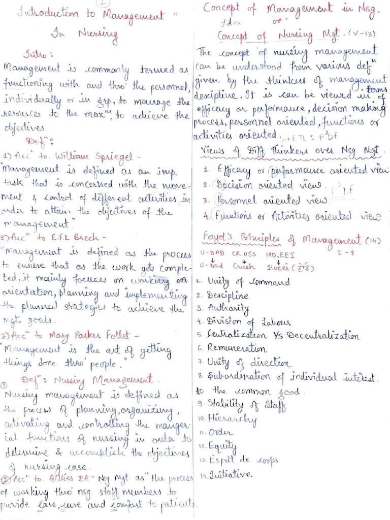 Managaement Notes | PDF