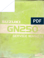 Classic-Suzuki GN 250 1982-1983 Service Manual
