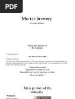 Murree Brewery: Beverage Industry