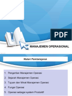 Manajemen Operasional