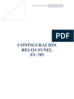 Configuracion Reloj Synel Actualizado - Abril2012