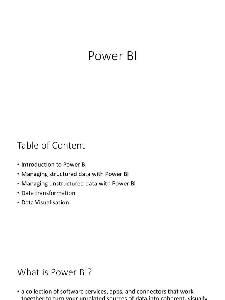 Power BI Guide for Excel Analysts | PDF | Table (Database) | Microsoft ...