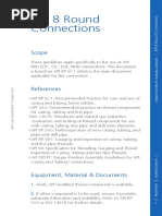 API 8RD Connection Running Guidelines | PDF | Pipe (Fluid Conveyance ...