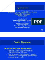 Hypocalcemia: Endocrine University 2018-Bone Module Rochester, Minnesota March 7, 2018