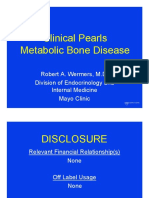 Clinical Pearls Metabolic Bone Disease