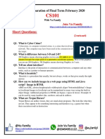 Cs101 Final Prepration - PDF Version 1